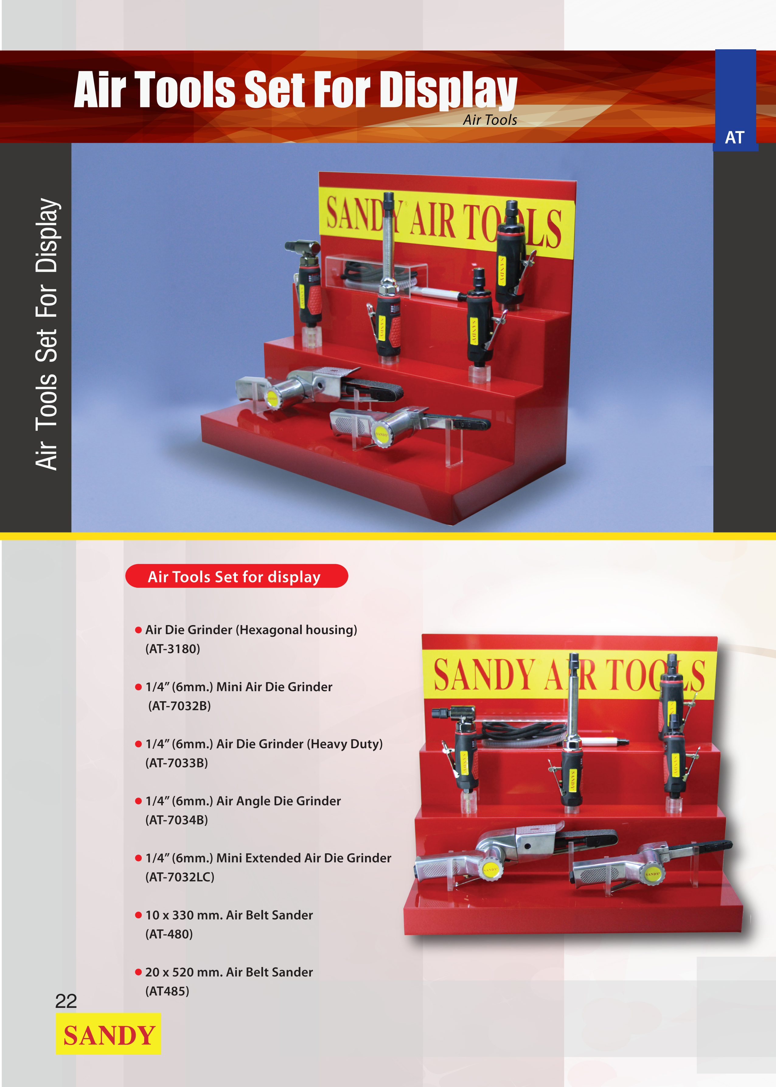 Air Tools Set For Display